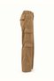 Elastic Waist Brown Cargo Pocket Trousers - 3