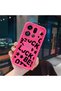 Oppo Find X9 Pro Compatible Good Luck Written Star and Letter Pattern Fuchsia Pink Silicone Phone Case Shockproof - 3