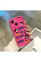 Tecno Spark 40C Compatible Pink Red Silicone Cartoon Pattern Case Shockproof Camera Protection - 4