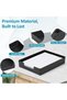 Desktop Organizer, Rectangular Plastic Desktop Organizer, Single Stackable Office File Tray Rack, Pa - 2