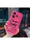 Tecno Spark 10 Pro Compatible Pink Red Silicone Heart Pattern Case Shockproof Camera Protection - 3
