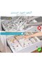 4 قطع من أدوات تنظيم الأدراج، ارتفاع 10 سم، طول قابل للتعديل من 26 إلى 42 سم - 6