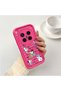 Vivo X300 Pro Compatible Pink Red Silicone Snoopy Pattern Case Shockproof Camera Protection - 2