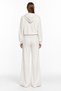 Hooded Zippered Cardigan and Spanish-Cut Sweatpants Set - 4