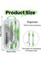 Math Geometry Kit, 10 Pcs Student Supplies with Shatterproof Storage Box, Includes Rulers, Protracto - 2