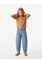Teddy Bear Embroidered Slim Fit Crew Neck Long Sleeve Knitwear Cardigan