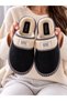 Women's Comfort Fur Lined Plush Lined Leather Look Closed Toe Winter Home Slippers Stc1381