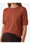 Viscose Regular Fit Short Sleeve Crew Neck Knitwear Sweater - 5