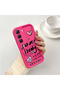 Infinix Hot 60 Pro Compatible Pink Red Silicone Heart Pattern Case Shockproof Camera Protection - 2