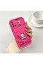 Samsung Galaxy A31 Compatible Pink Red Silicone Snoopy Pattern Case Shockproof Camera Protection - 2