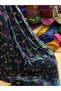Sequin Embroidered Velvet Fabric - 3
