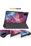 غطاء ذكي نحيف وصلب لجهاز Honor Pad X8a، مع خاصية التشغيل/الإيقاف التلقائي، تصميم درب التبانة - 5