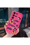 Samsung Galaxy S23 Ultra Compatible Pink Red Silicone Cartoon Pattern Case Shockproof Camera Protection - 3