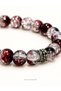 Flexible Foam Glass Beaded Unisex Bracelet – Single Bracelet with 8mm Color Options - 6