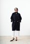 Women's Double Pocket Detail Lapel Buttoned Zippered Long Knitwear Cardigan Black - 4