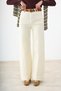 Women's Grass Detail Jeans Cream