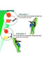 Kids Inflatable Alien Costume, Inflatable Green Alien Mascot Costume Party Cosplay Clothing Masquerade Halloween Party Festival Stage Performance - 4