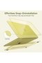 Hard Shell Case for MacBook Neo 13" A3404 A18 Pro Yellow - 3