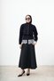 Women's Lace Detailed Beaded Button Detail Knitwear Cardigan Black - 3