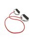 Resistance Tubes, Professional Latex Elastic Tubing with Soft Handles, Full Body Exercise, Physical Therapy, Lower Pilates, At-Home Workouts, & Rehab, 48 Inch, Red, Medium, Beginner Level 3