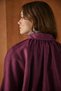 Bomber Suede Jacket Burgundy - 4