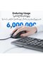 ماوس USB سلكي، 6400 نقطة في البوصة، 4 مستويات DPI قابلة للتعديل مع 6 أزرار، ماوس كمبيوتر بصري سلكي مع Er - 5