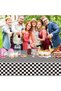 2 Pack Black and White Gingham Tablecloth Rectangular Buffalo Checkered Tablecloths Disposable Plast - 8
