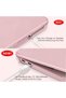 Hard Shell Case for MacBook Neo 13" A3404 A18 Pro Pink - 4