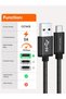 كابل شحن ونقل بيانات USB3.2 Gen2 A إلى USB C بسرعة 10Gbps بطول 3.3 قدم - 7