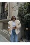 Women's Wide Collar Short Premium Plush Fur Coat - 4