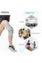 Knee Wrap with Loop Elastic Technology, Knee Support Provides Compression to the Knee, Braces for Gym & Sports, Helps In Fast Recovery (SINGLE) - Small (Grey) - 5