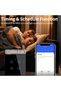WiFi Smart Wall Light Switch, Compatible with Alexa and Google Home, Touch and APP Remote Control, V - 4