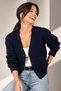 Women's V-Neck Buttoned Front Thessaloniki Knitwear Cardigan