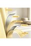 5 Step Cream Portable Foldable Ladder with Wide Non Slip Pedals and Flip Over Handrail Easy Storage for Home and Office - 8