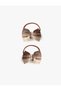 Plaid Bow Hair Clips 2-Pack