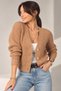 Women's V-Neck Buttoned Front Thessaloniki Knitwear Cardigan - 2