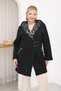 Plus Size Hooded Jacket with Inner Lining - 5