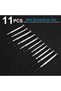 11 Pcs Small Precision Screwdriver Set, Tiny Screwdriver Set, Mini Screw Driver Kit with Slotted and - 2