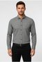 Black Dynamic Fit Slim Fit Button-Down Collar Long Sleeve 50% Cotton Shirt - 2