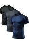 قمصان رجالية قصيرة الأكمام من نوع Bts02 Baselayer (عبوة من 3 قطع)