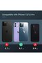 Wallet Case for iPhone 12/12 Pro, Premium PU Leather Magnetic Flip Folio Case with [RFID Blocking] C - 2
