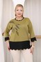 Stone Detailed Glittery Blouse