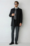 Wool Cashmere Blend Buttoned Pocketed Plain Classic Cashmere Coat - 6
