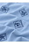 Stanp Embroidered 100% Cotton 4 Piece Double Duvet Cover Set - 3