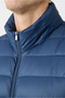 Stand Collar Zippered Pocket Windproof Warm Quilted Sports Coat - 4