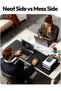 Large Leather Desk Mat & Mouse Pad, 80 x 40 cm, Waterproof, Black - 6