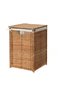 BRANÄS Laundry basket with lining - rattan 80 l