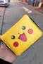 Yellow Pokemon Pikachu Face Anime Unisex Wallet - 2