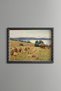 Harvest Time in Golden Fields - Vintage Patterned Painting - Fine Model