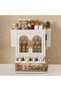 2 Layers Plastic Storage Bins, Pantry Organizers and Kitchen - 5